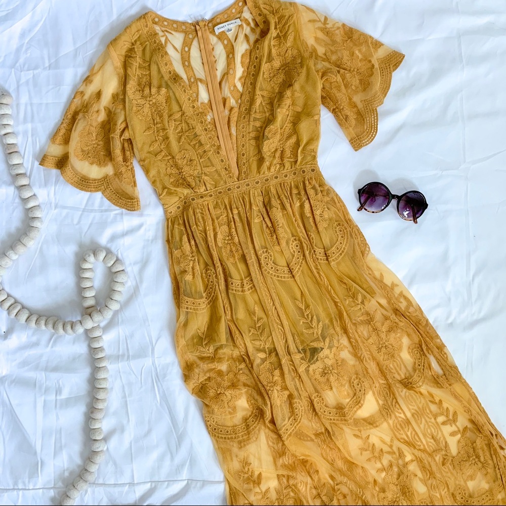 Lace Maxi Romper